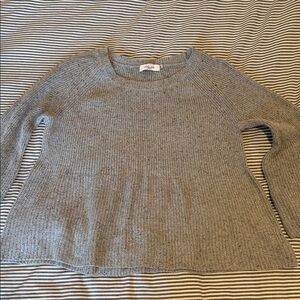 Carly Jean Los Angeles Women's Gray Crew Neck Sweater